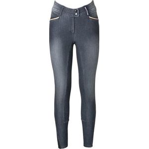 PK International Sportswear - Cardento Full Grip - Rijbroek / Breeche  - Black Grey Jeans