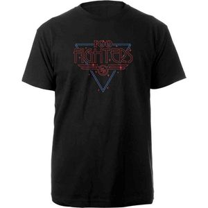 Foo Fighters - Black Disco Outline Heren T-shirt - S - Zwart