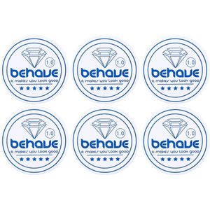 Behave Elastisch Transparant Rijgdraad - Nylondraad - Touw - Sieraden - Kralen - 1 mm - 6 Stuks