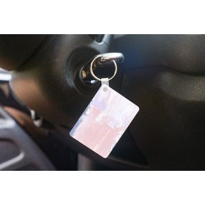 Sleutelhanger - Pastel - Design - Verf - Uitdeelcadeautjes - Plastic