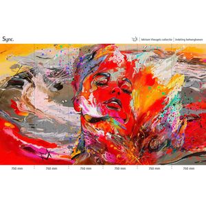 Sync | Miriam Vleugels - Behang - Love Confetti - 450 cm breed - 265 cm hoog