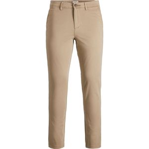 JACK & JONES Marco Bowie loose fit - heren chino - beige - Maat: 38/32