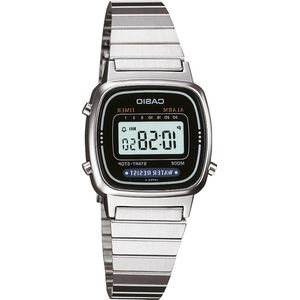 Women's Digital Stainless Steel Wrist Watch LA670W Grey Strappy by Casio