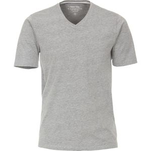Redmond regular fit T-shirt - korte mouw V-hals - grijs - Maat: S