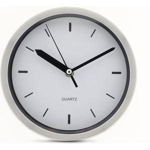 RVS Wandklok – Klok – 19,5 cm – Quartz uurwerk – Magazijn - kantoor