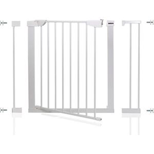 HanksKids - Veiligheidshek trapdrempel voor deuren / trappen 75-103cm - Wit
