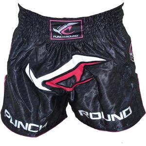 Punch Round NoFear Dames Kickboks Broek Zwart Roze