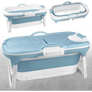 Opvouwbaar Bad Voor Volwassenen - Draagbare Badkuip 118 x 62 cm - Ergonomisch Met Handvatten