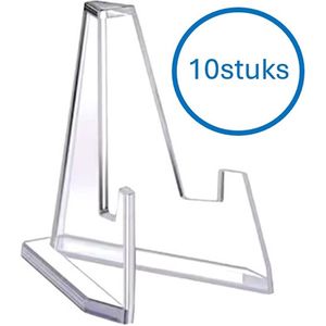 10 stuks acryl kaarthouder - geschikt voor graded kaarten - geschikt voor magnetische kaarthouders - transparant - kaarthouder - 68mm hoogte - medium