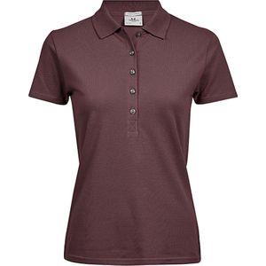 Women´s Luxury Stretch Polo met korte mouwen Grape - M