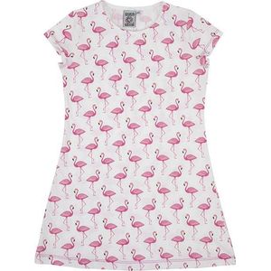 Nature Planet - Nachthemd Flamingo - meisjes - zacht - 100% katoen