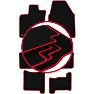 CARLUX-RED automatten voor: Nissan Qashqai +2 crossover (2007-2013)