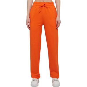 WB Comfy Dames Joggingbroek Rechte Pijp Oranje - L