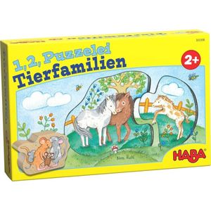 Haba 6 Eerste Puzzels Dierenkinderen 7-delig De