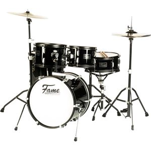 Fame FS18B First Step Junior Drum Set (Piano Black) - Drum set