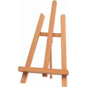 Tafelezel van massief beukenhout - mini tafelezel - geschikt voor kleinere schilderijen - 1 stuk - beukenhout - hoogte 40 cm