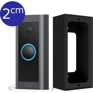 SmarThuis - afstandhouder geschikt voor Ring Video deurbel Wired - afstandhouder van 2cm 20mm - inclusief montage materiaal - sterk en milieubewust