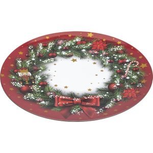 Kerstplacemat set van 2 - Onderlegger - Kerstdecoratie - Placemat - Dia 33 cm