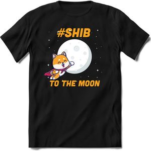 Shiba inu mascotte T-Shirt | Crypto ethereum kleding Kado Heren / Dames | Perfect cryptocurrency munt Cadeau shirt Maat M