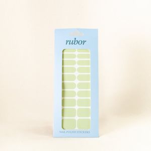 Rubor - Nagellak sticker - manicure - nagellak zonder drogen - lichtgroen