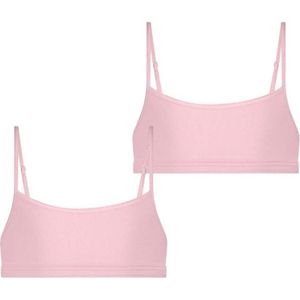 RJ Pure Color Amiens 2-Pck Meisjes Crop Top (adjustable) Pink 158/164