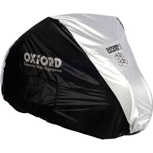 Oxford Aquatex Fietshoes voor 2 Fietsen – Waterdicht, Sterk & Lichtgewicht – Beschermhoes voor Fatbike, E-bike & Stadsfiets – Inclusief Opbergtas - 200 x 80 x 110cm(l x b x h)