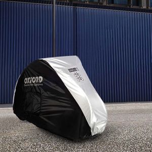 Waterdichte Fietshoes - Universeel - hoes voor fiets of Elektrische fiets - Beschermhoes fiets - Lichtgewicht - Anti-Diefstal - Inclusief Opbergtasje - Oxford Aquatex fietshoes voor 2 Fietsen - Buitenhoes 2 fietsen - 200 x 80 x 110cm (l x b x h)