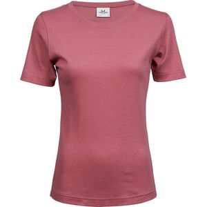 Tee Jays Dames/dames Interlock T-Shirt met korte mouwen (Rose)