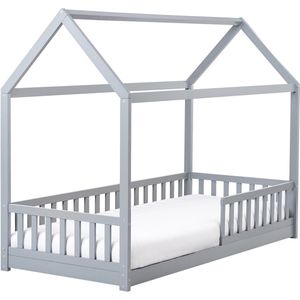 COSSAYE - Kinderbed - Grijs - 90 x 200 cm - Grenenhout