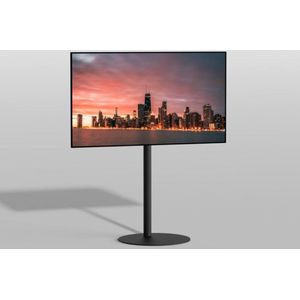 TV vloerstatief SPHERE 120 Design Tv standaard Trendy Zwart Staal 32-65” - VESA 600x400