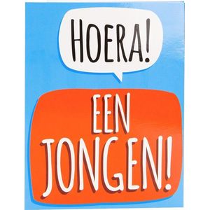 Wenskaart Geboorte Jongen 17cm