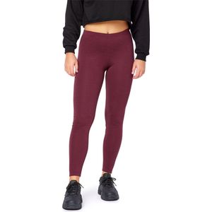 Bellivalini Dames Thermische Legging - Sport - Vrijetijdsbroek - Lang - Sporbroek - BLV-BLV50-320-LE - Wijnrood - 3XL