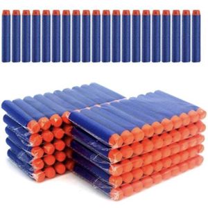 640 Pijltjes/Darts/Bullets geschikt voor Nerf Blasters - Speelgoedblaster pijltjes Blauw