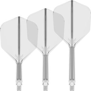 Target K-Flex Clear NO6 - Dart Flights - Medium