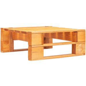 vidaXL Tuinhocker Honingbruin Grenenhout Tuinstoel - Lounge Stoel - Palletsteiger - Buitentijd - Relaxen