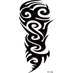 Tribal Sleeve Tatto | Tijdelijke tattoo sleeve volwassenen | Neptattoo | Tribal Temporary Tattoo | 20,5 cm x 9,5 cm