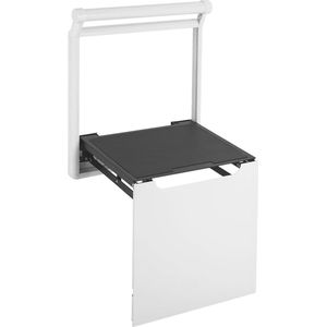 Inklapbare Douchestoel - Wandmontage Aluminium - Comfortabel en Antislip - Voor Badkamer en Doucheruimtes