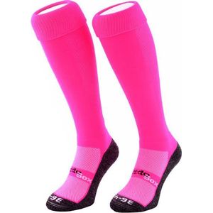 WeirdoSox sportsokken Fluor Roze, hockeysokken, voetbalsokken - Maat 31/35