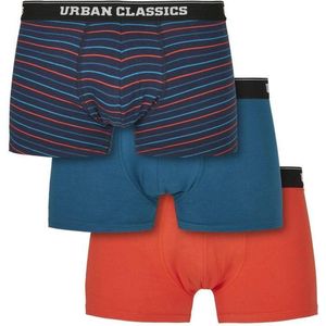 Urban Classics - Mini Stripe 3-Pack Boxershorts set - M - Multicolours