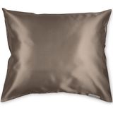 Beauty Pillow® - Satijnen Kussensloop - 60x70 cm - Taupe