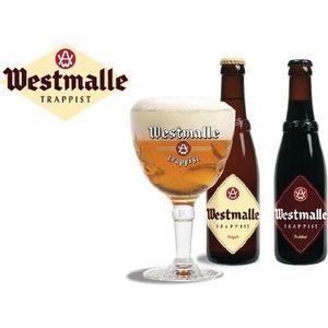 Westmalle Bierglas - 330 ml - 2stuks