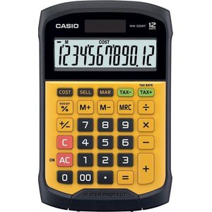 Casio WM-320MT Pocket Rekenmachine met display Zwart, Geel calculator