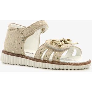 Blue Box meisjes sandalen met stippen goud - Maat 22