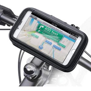 Universele Telefoonhouder Fiets - Ook voor Motor - GSM houder - Fietshouder - Zwart