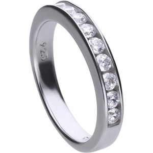 Diamonfire - Zilveren ring met steen