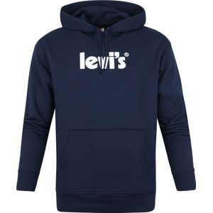 Levi's - Graphic Core Hoodie Donkerblauw - Heren - Maat L - Modern-fit
