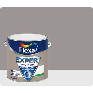 Flexa Expert Muurverf Binnen Titaantaupe FE304 Titaantaupe - 2,5 liter- Muurverf - Dekkend - Binnen - Mat -