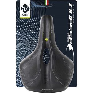 Fietszadel Selle Bassano Suprema 5zone EL Ladies met elastomere demping - zwart