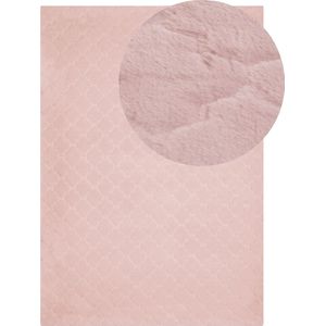GHARO - Shaggy vloerkleed - Roze - 160 x 230 cm - Polyester