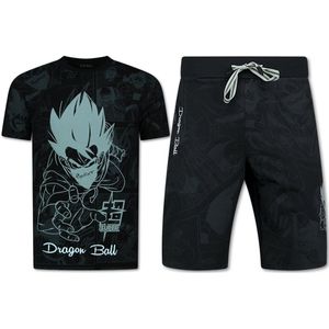 Twinset Dragon Ball - Zomerset Heren - Co ord set Dragon Bal - Combisets - 1681 - Zwart